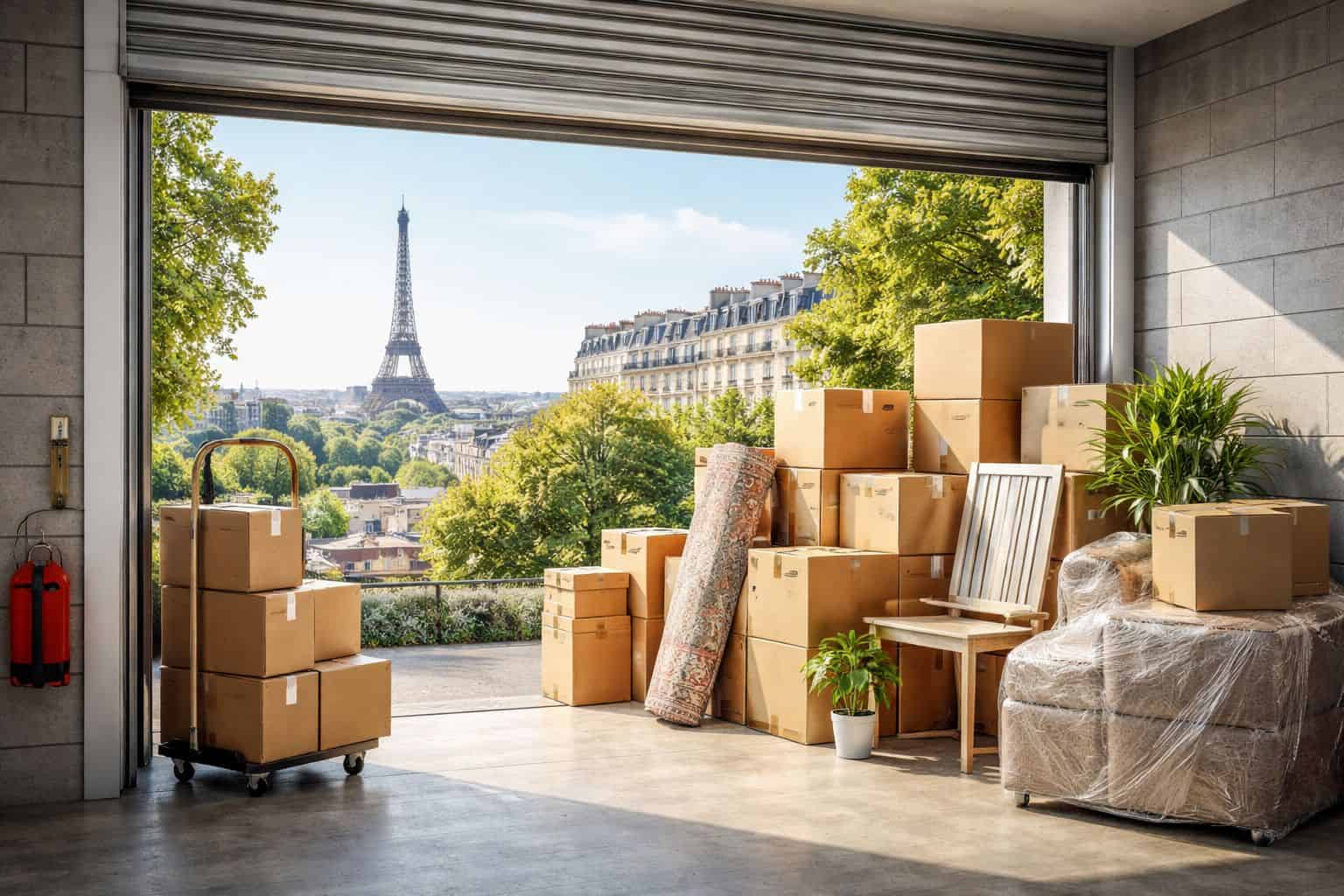 stockage de meubles à paris