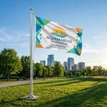 drapeau personnalisee